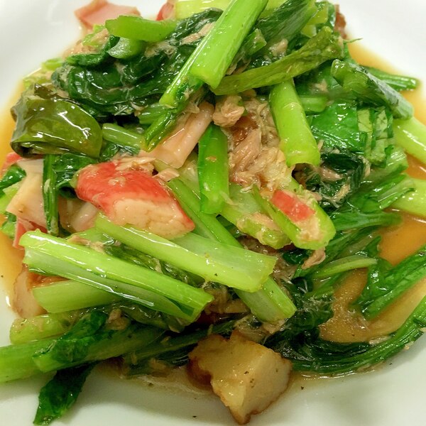 簡単 レンジで作る小松菜とカニカマとツナ炒め レシピ 作り方 By おんぷ 休止しています 楽天レシピ 簡単 レンジで作る小松菜とカニカマとツナ炒め レシピ 作り方 By おんぷ 休止しています 楽天レシピ