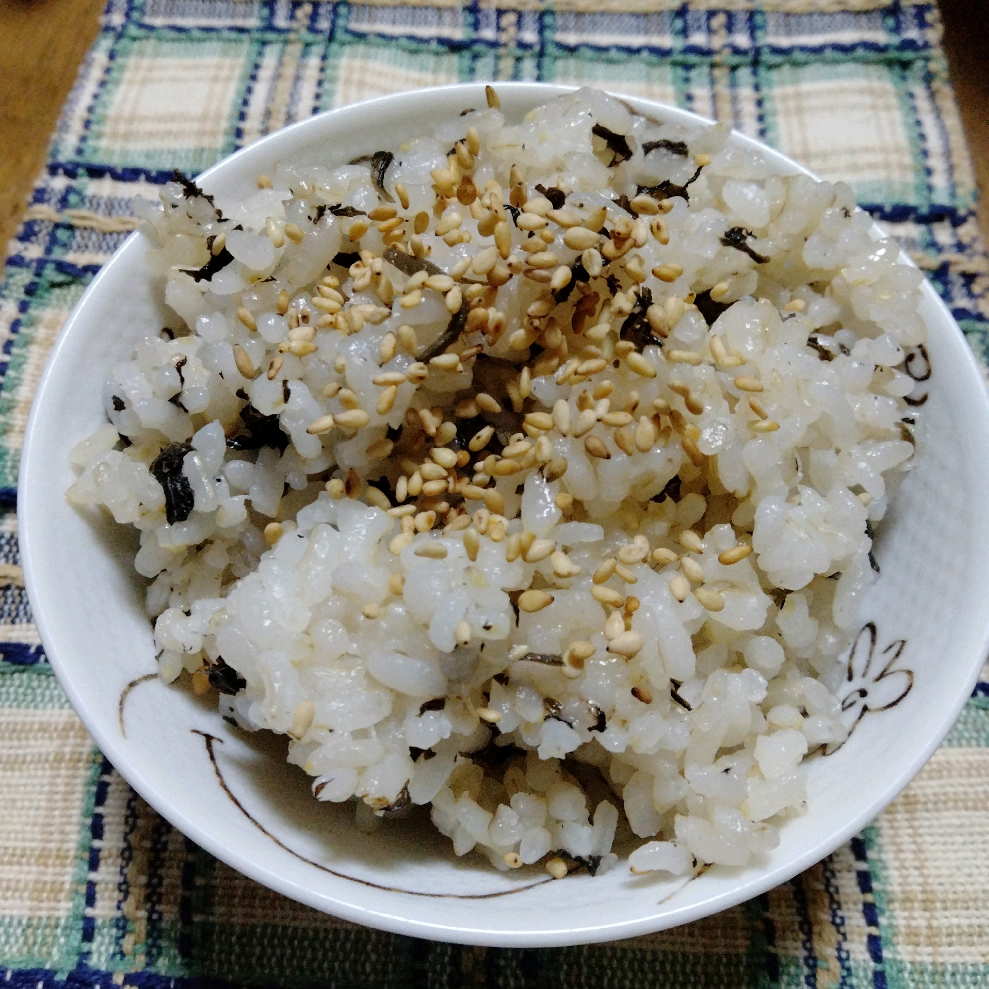 梅干しそご飯