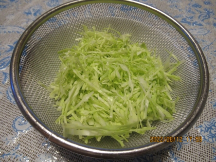 簡単な野菜の水切り方法