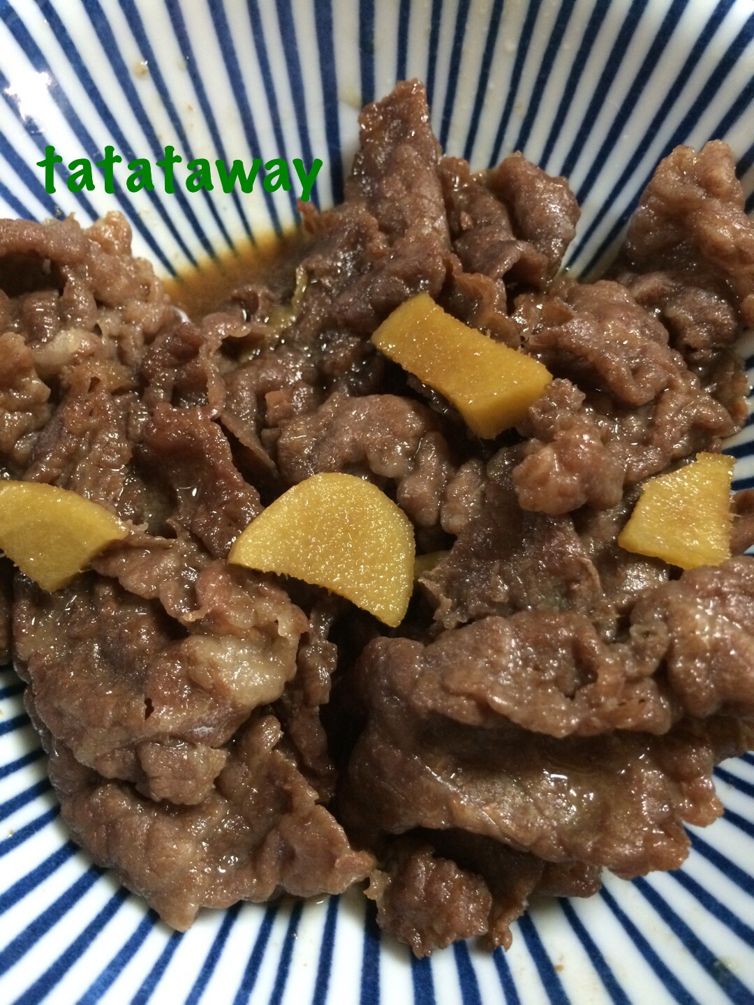 和風おかず☆牛肉の生姜醤油煮込み