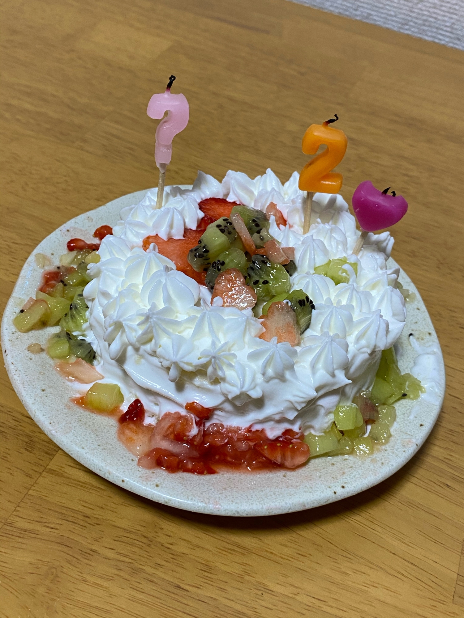 可愛い誕生日ケーキ