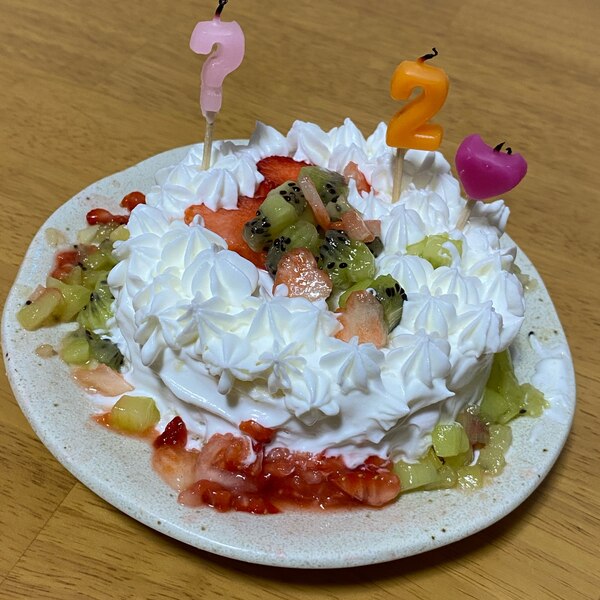 可愛い誕生日ケーキ レシピ 作り方 By Natukitchen 楽天レシピ 可愛い誕生日ケーキ レシピ 作り方 By Natukitchen 楽天レシピ