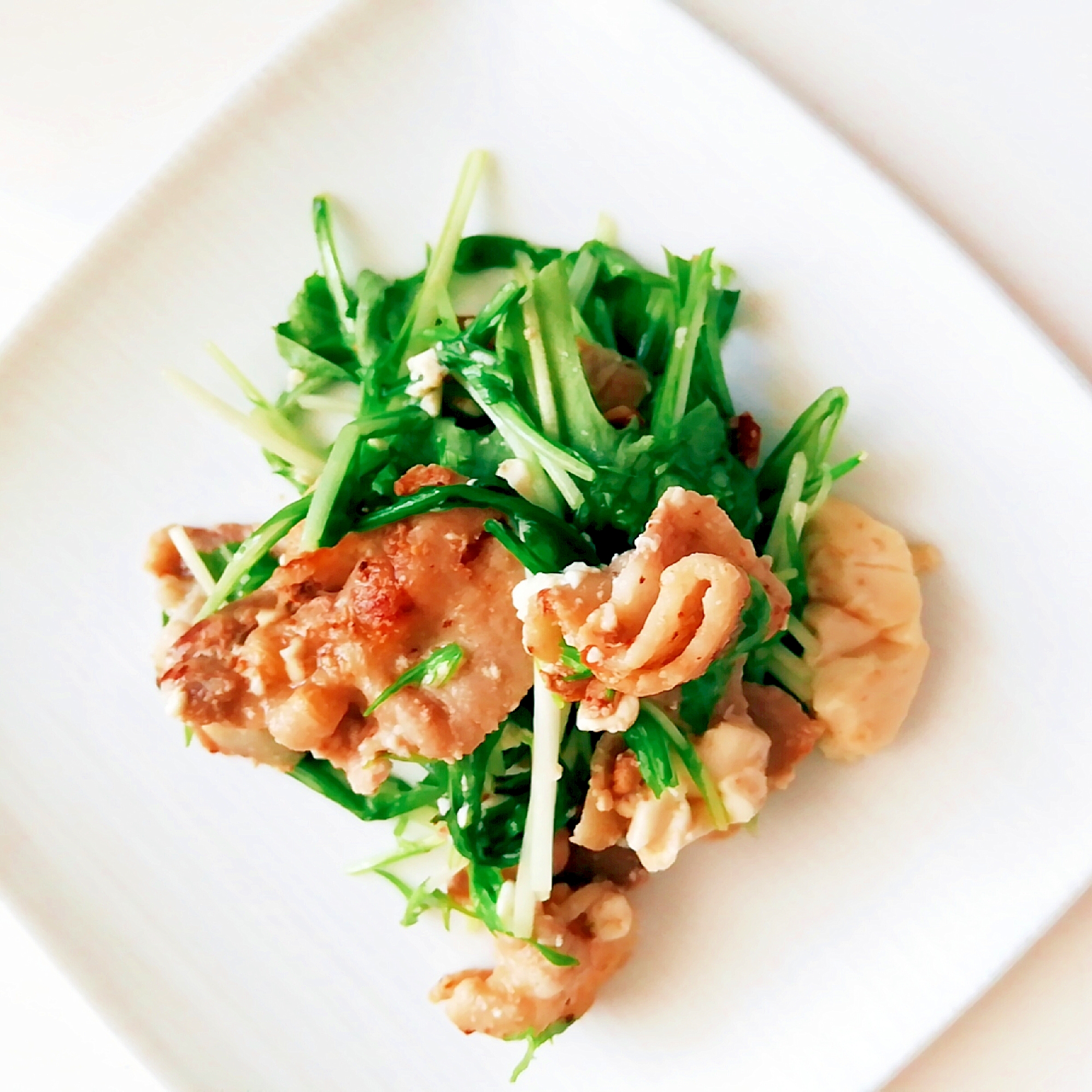 豚バラと水菜の炒め物 レシピ 作り方 By モフィもふぃ 楽天レシピ