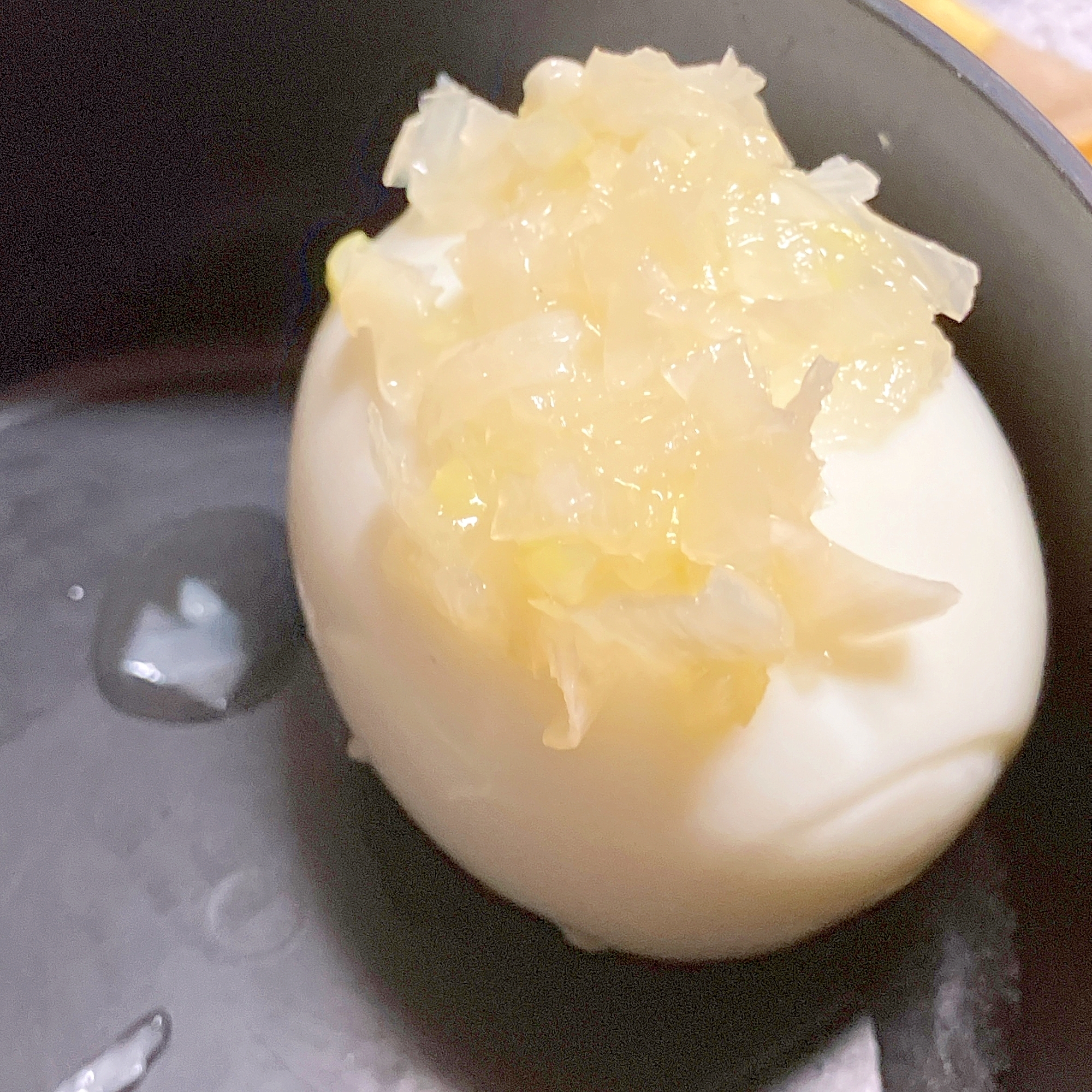 ごま油かおる♪ネギ塩味玉