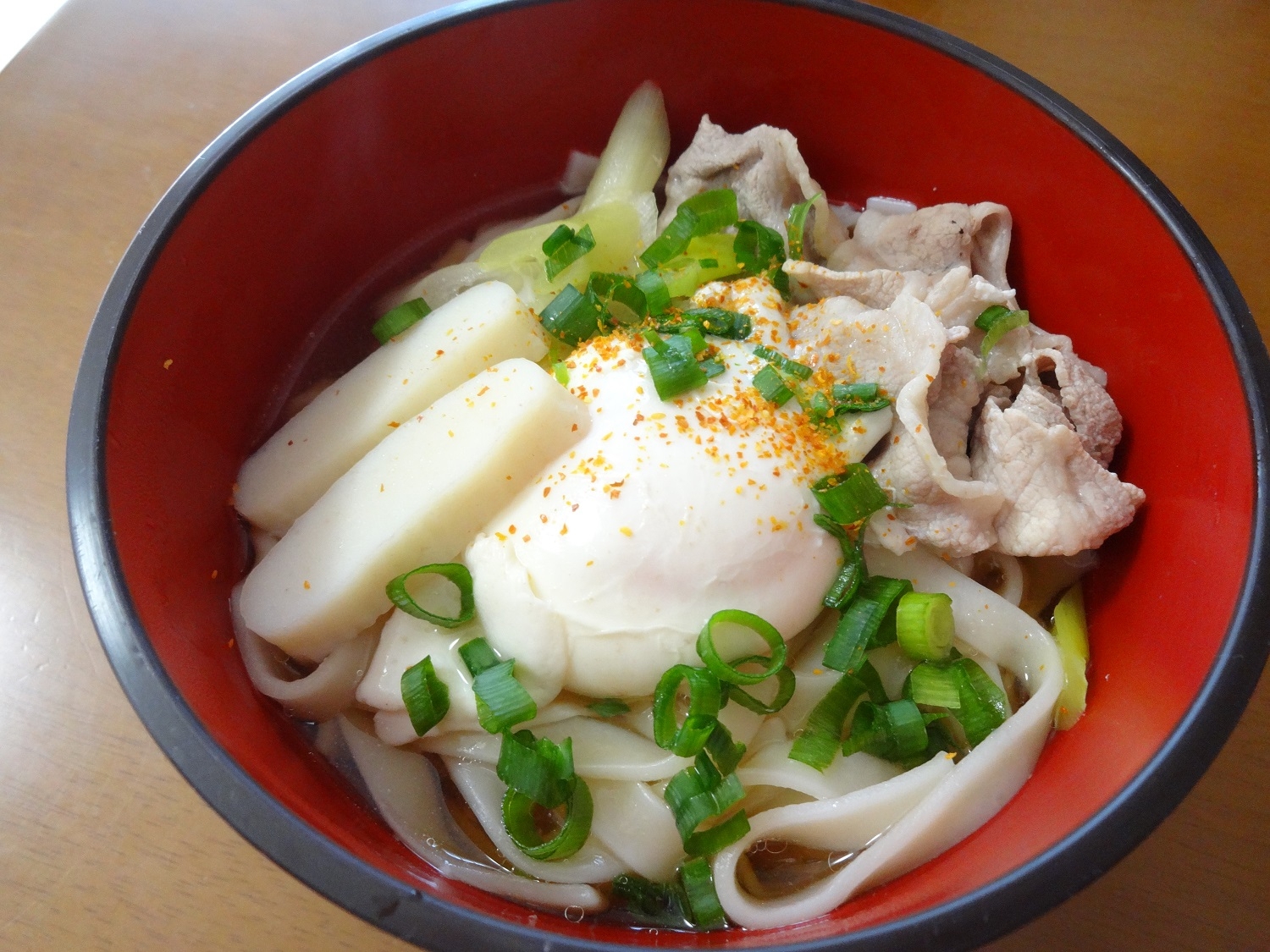 昼食に！体が温まるきしめん