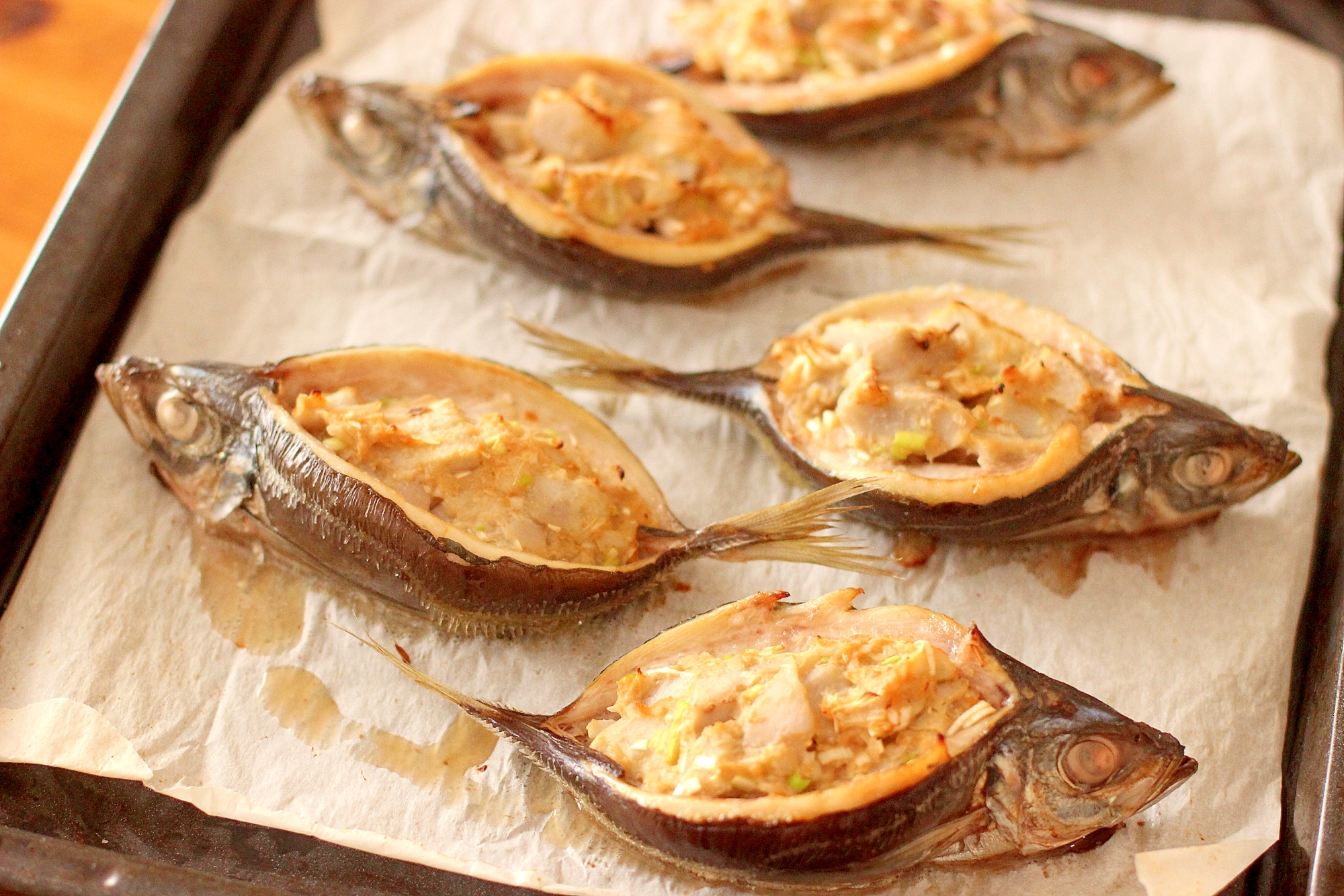 簡単！豪華！お祝いに懐石風♫鰺や鯛で【魚の宝焼き】