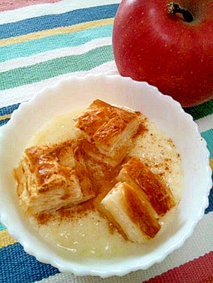 すりりんごで☆Wアップルパイヨーグルト♪