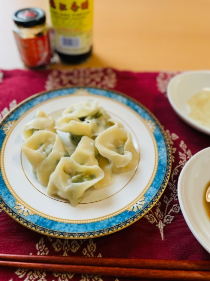 台湾屋台『韮菜水餃（ジョウツァイスイジャン）』