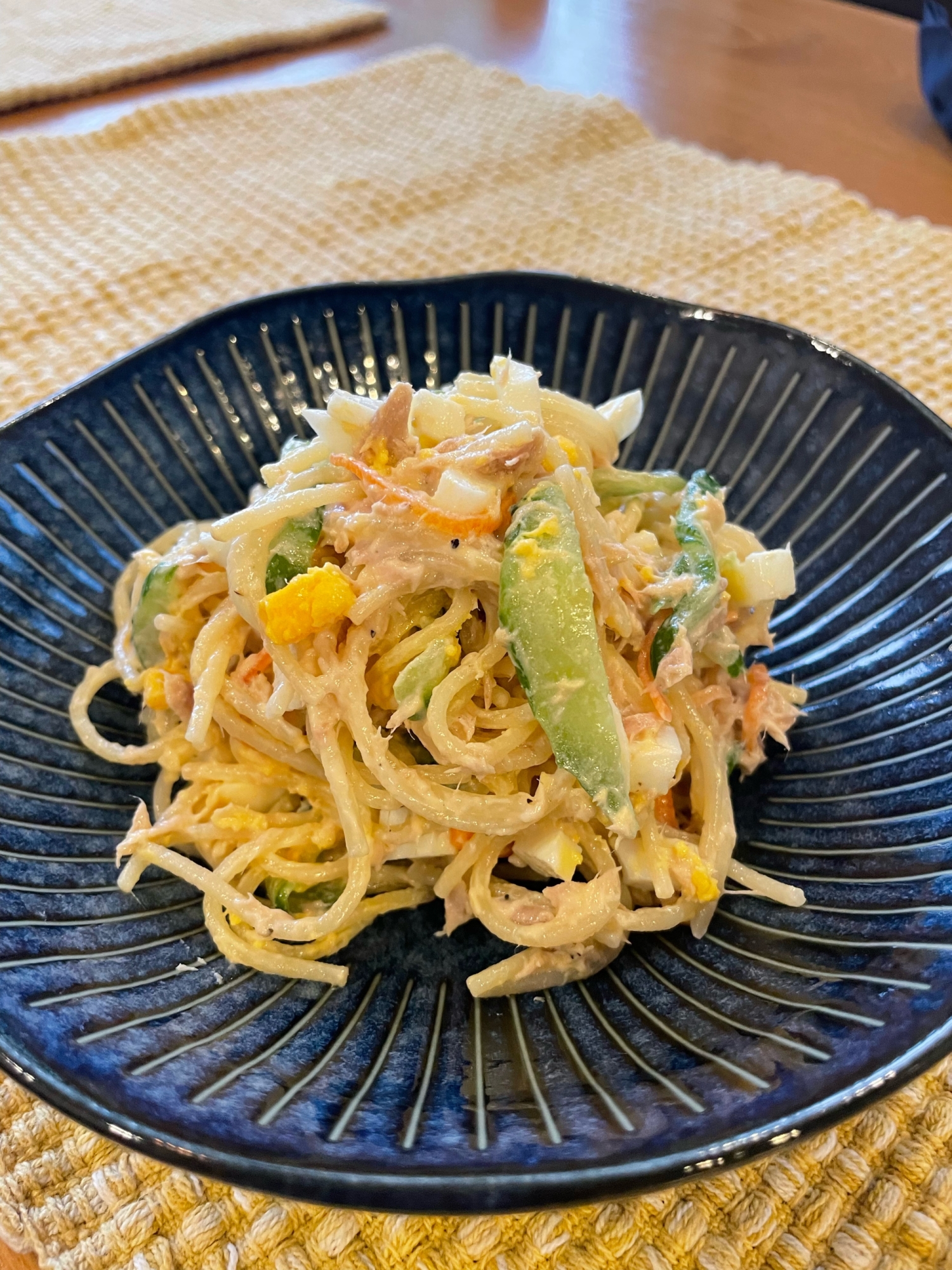レモンをプラスあっさりスパサラ