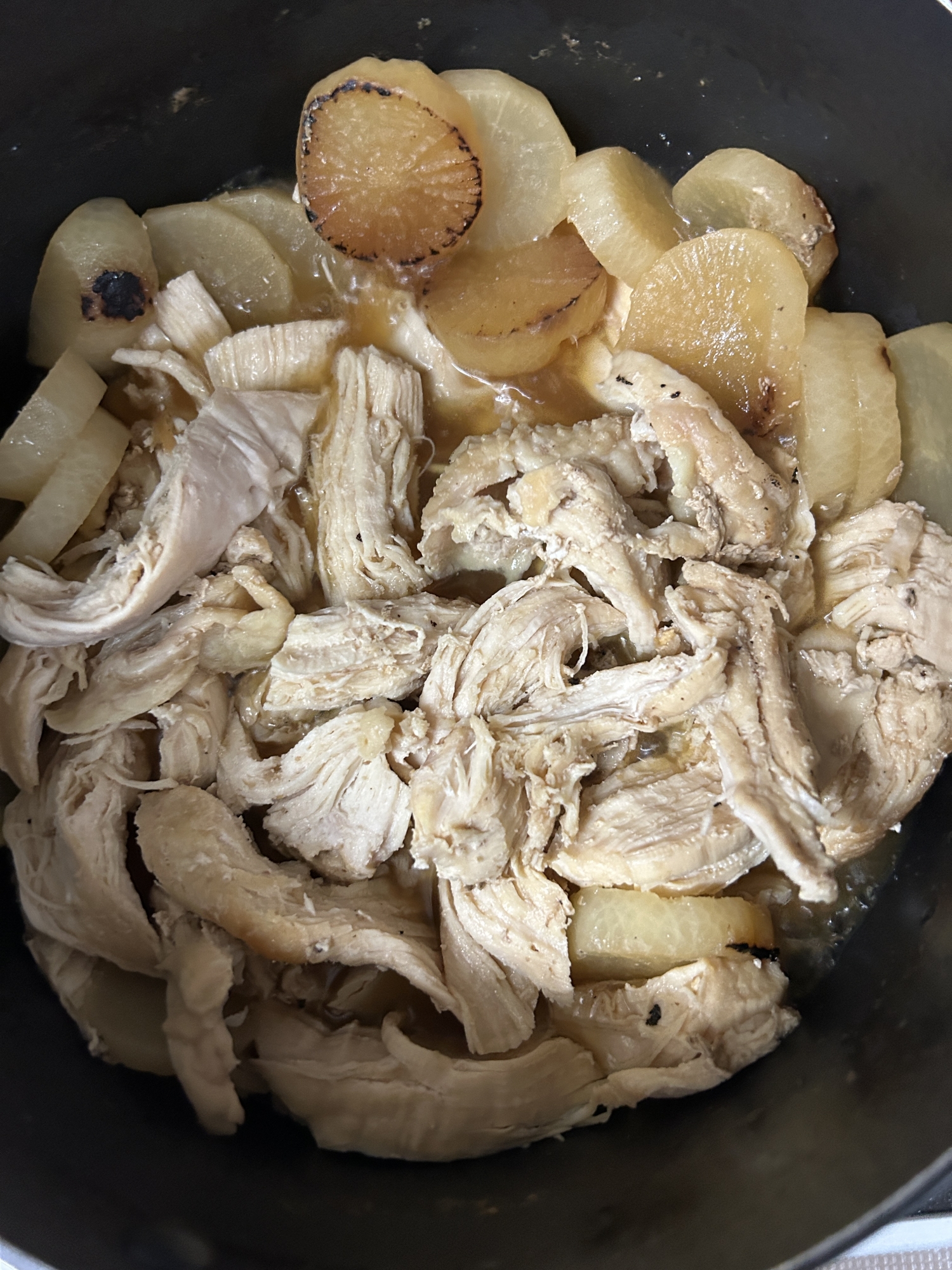 超簡単！鶏胸肉と大根の和風柔らか煮