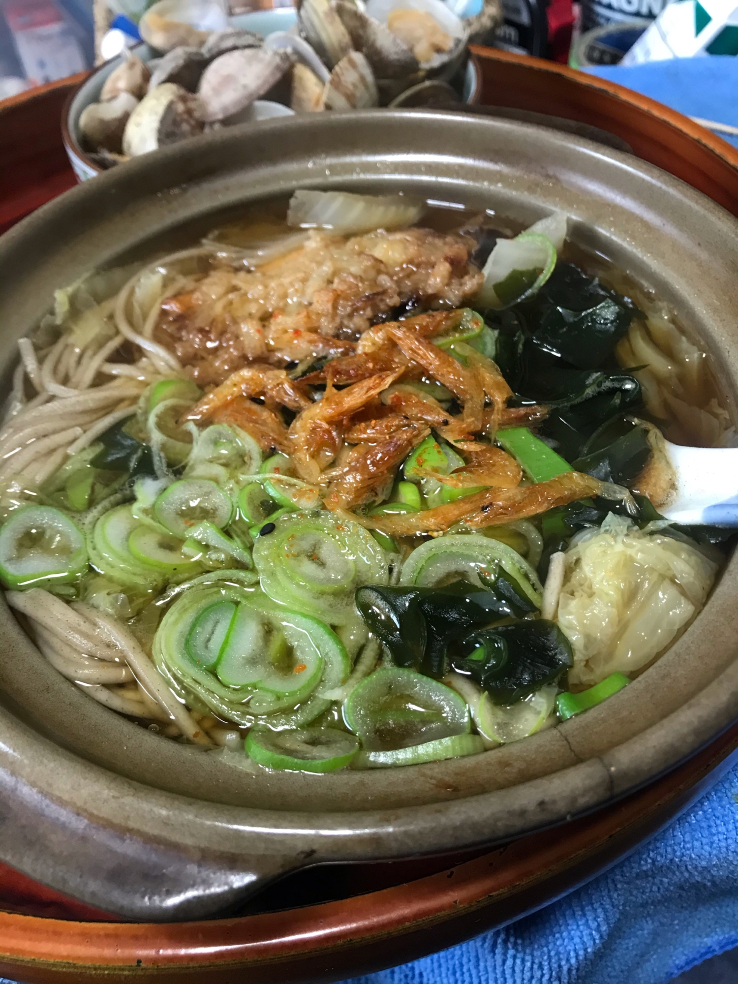 鍋焼き天ぷら蕎麦