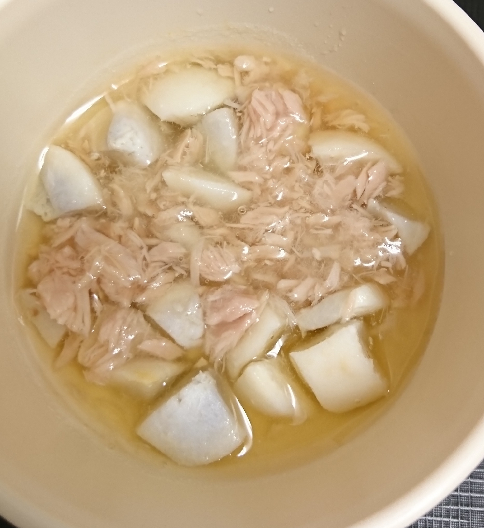 離乳食  里芋のツナあんかけ