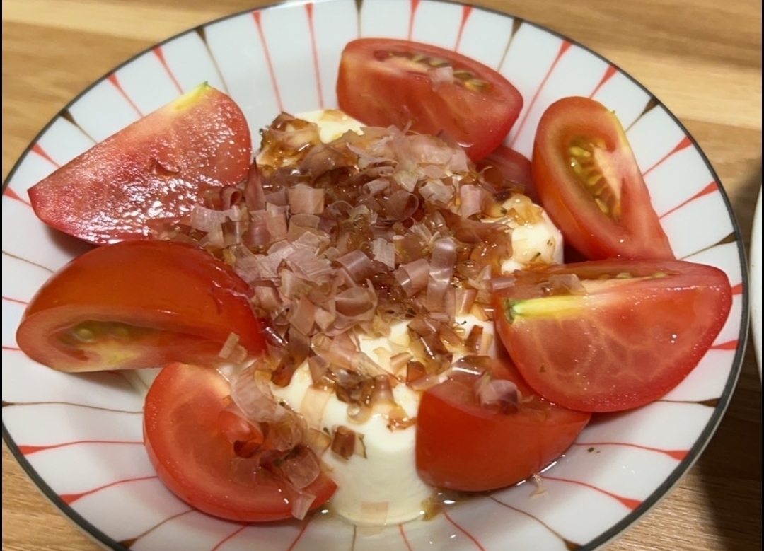 トマトと豆腐のサラダ