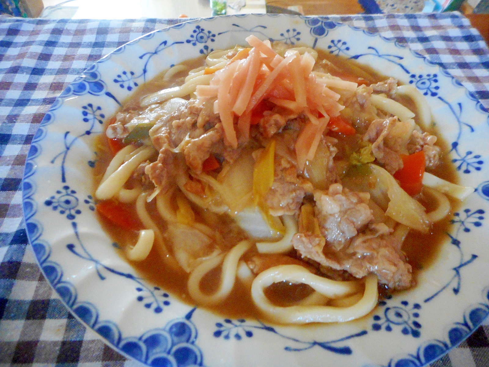 豚肉と白菜のとろみうどん