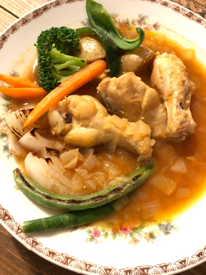 簡単に美味しいスープカレーができました★パンにも合って美味しかったです。