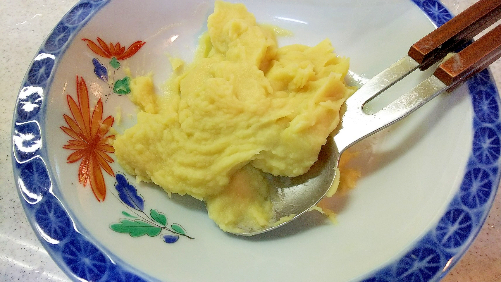 離乳食初期 さつまいものミルクペースト