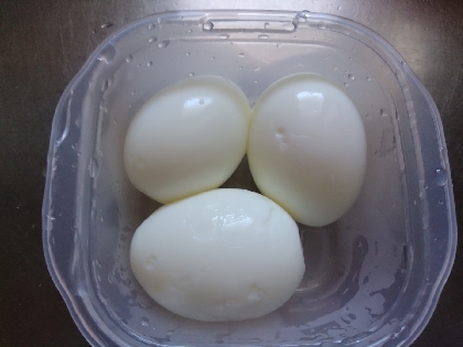 ストレスなく、卵が剥けて、良かったです(*^_^*)
ご馳走様でした。