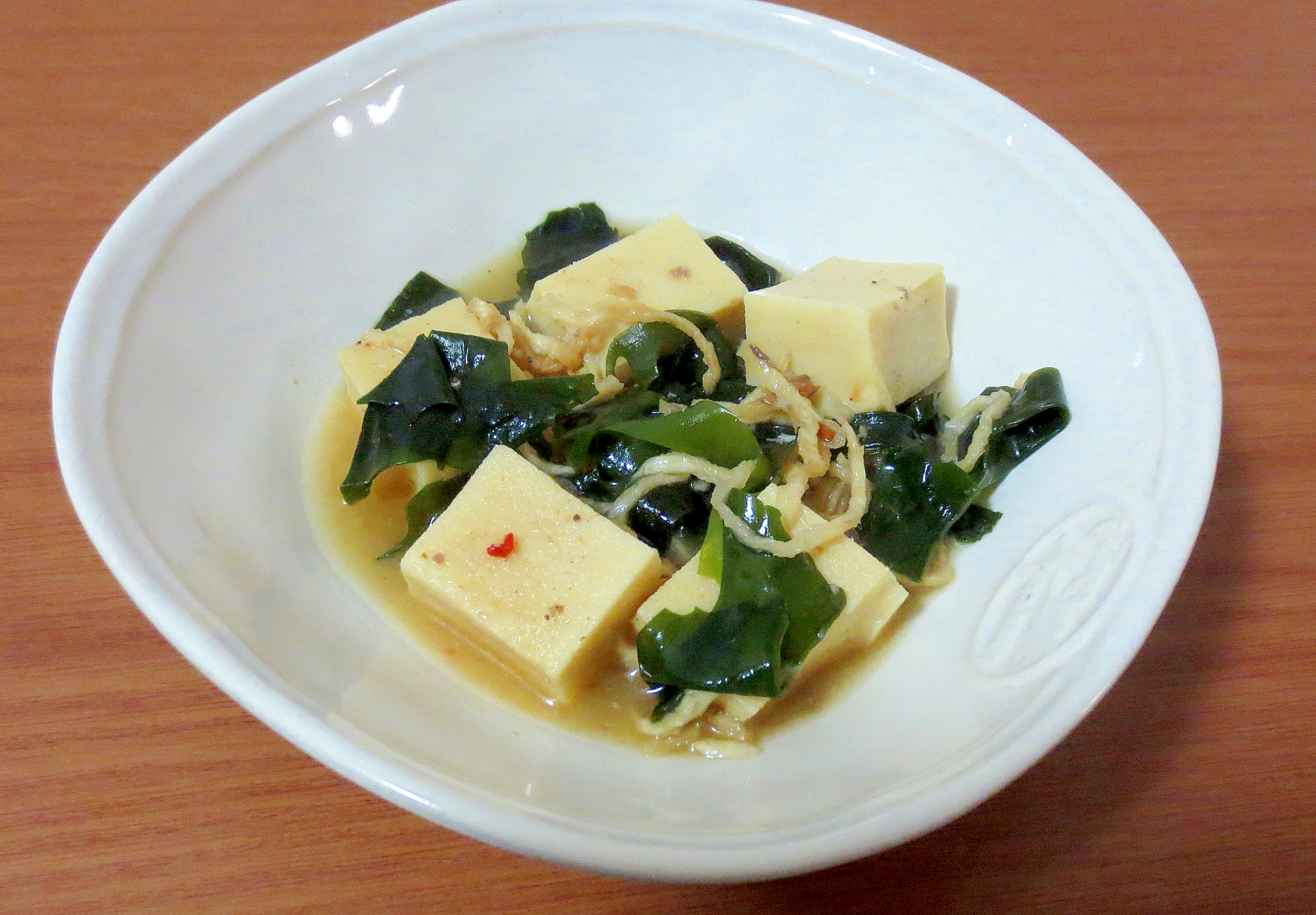 高野豆腐のわかめ煮
