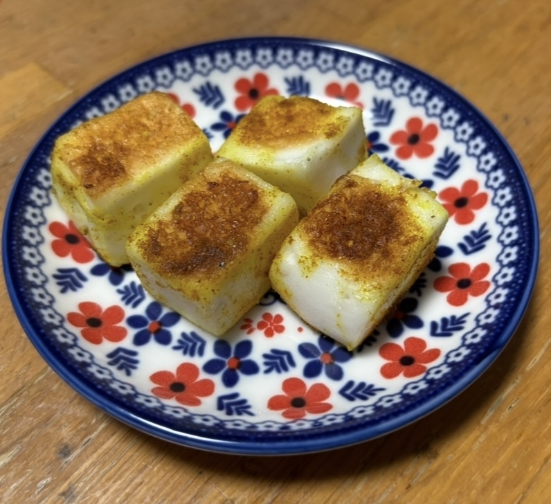 はんぺんのカレーマヨ炒め