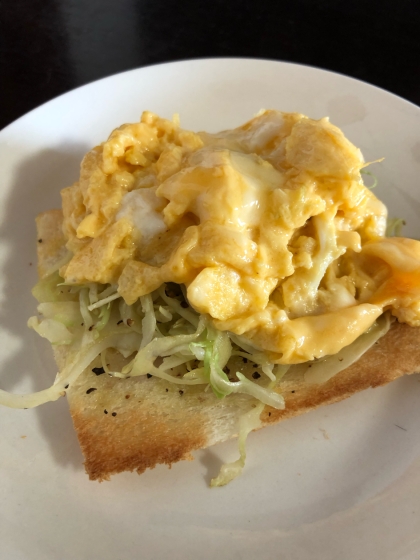 おはようございます。今日の朝食においしくいただきました。ステキなレシピありがとうございます。