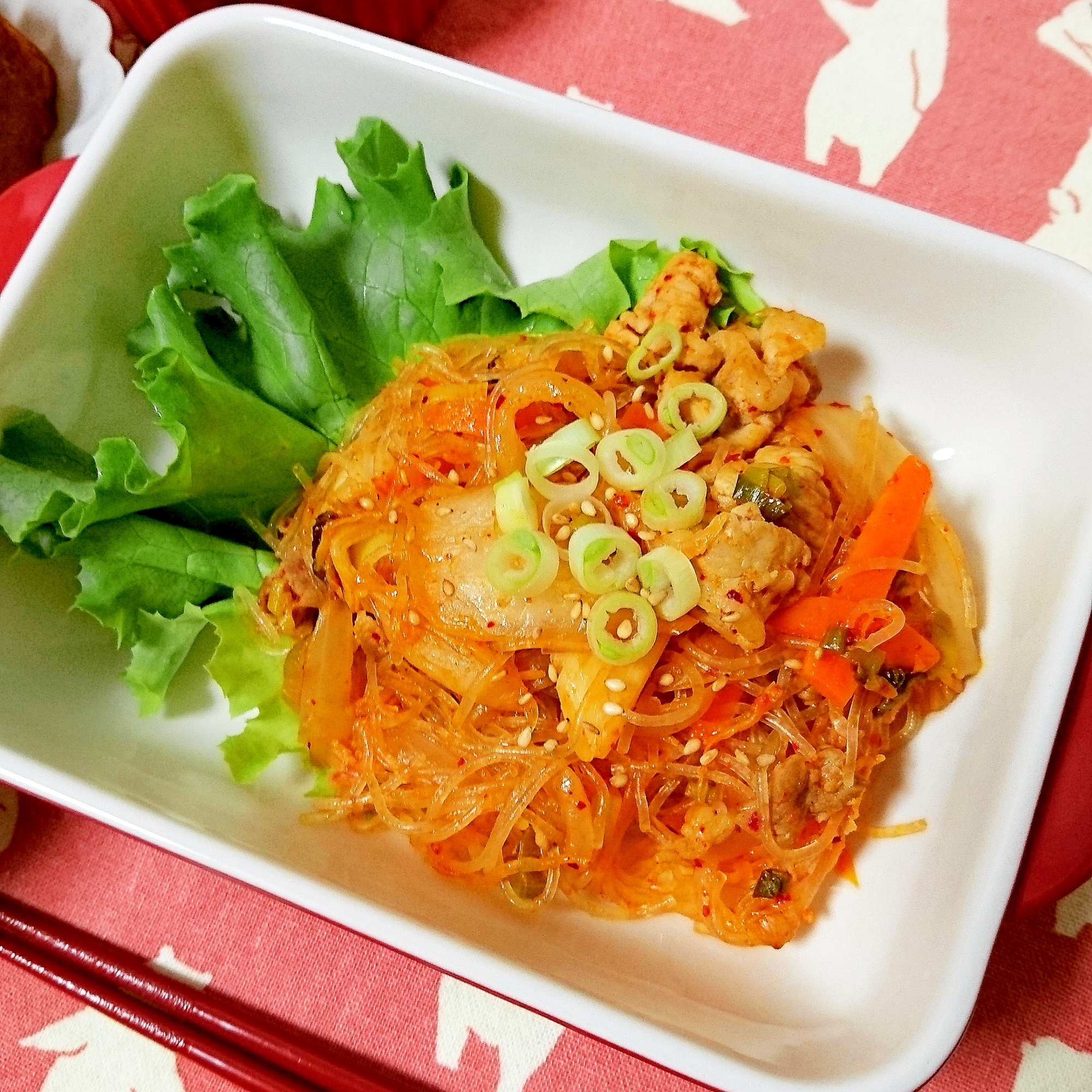 酸っぱくなったキムチでもOK!春雨入り豚キムチ