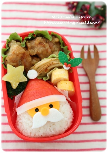 キャラ弁 簡単 クリスマストリオ弁当 レシピ 作り方 By Maa12 楽天レシピ