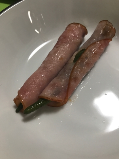 ハム巻きオクラのお弁当おかず＋＋