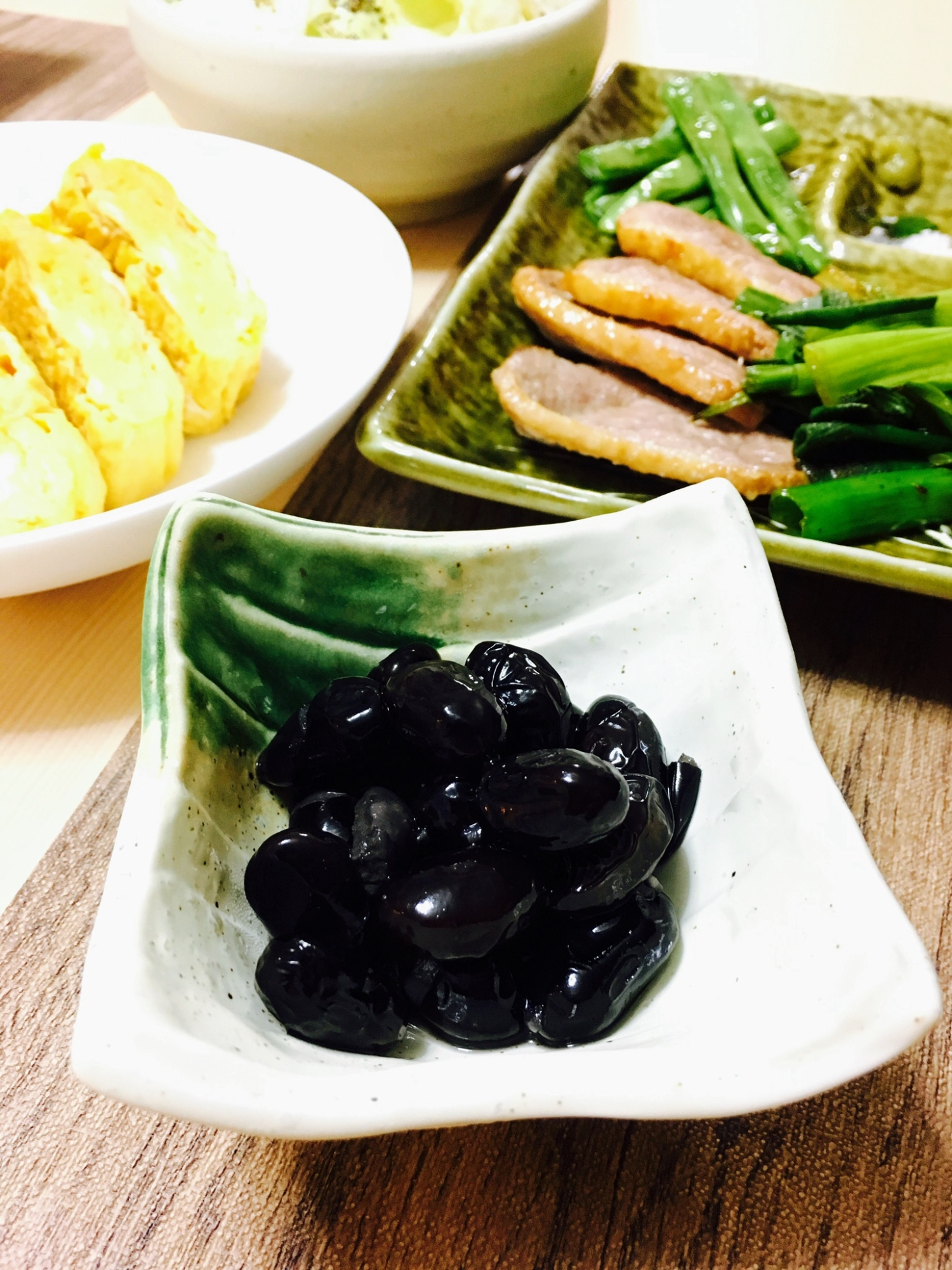 黒豆煮 活力鍋で♬