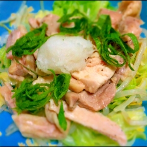 超簡単!茹でるだけ!鶏肉のしそポンおろし