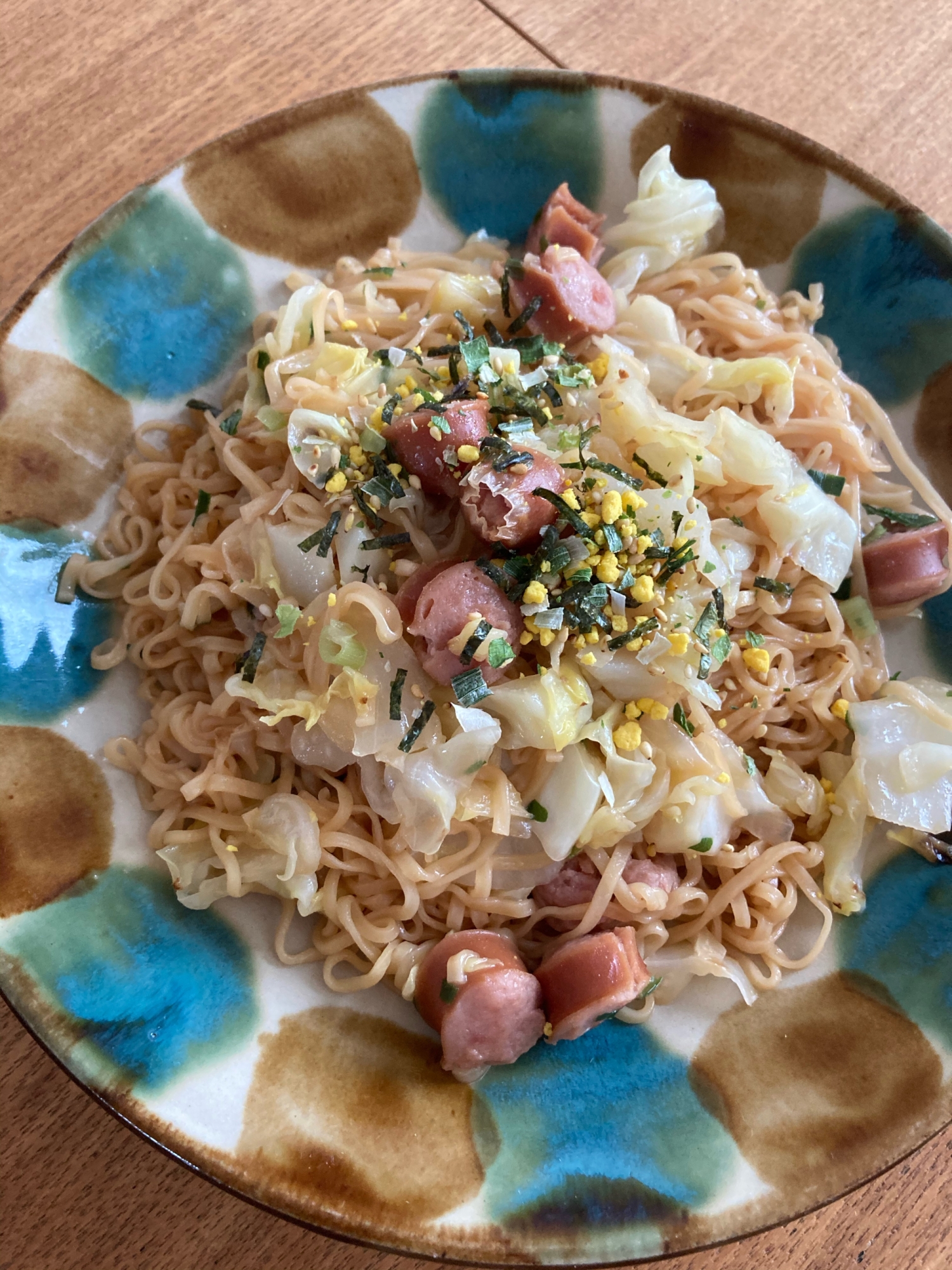 ボリュームアップ♪即席焼きそばのキャベツ炒め