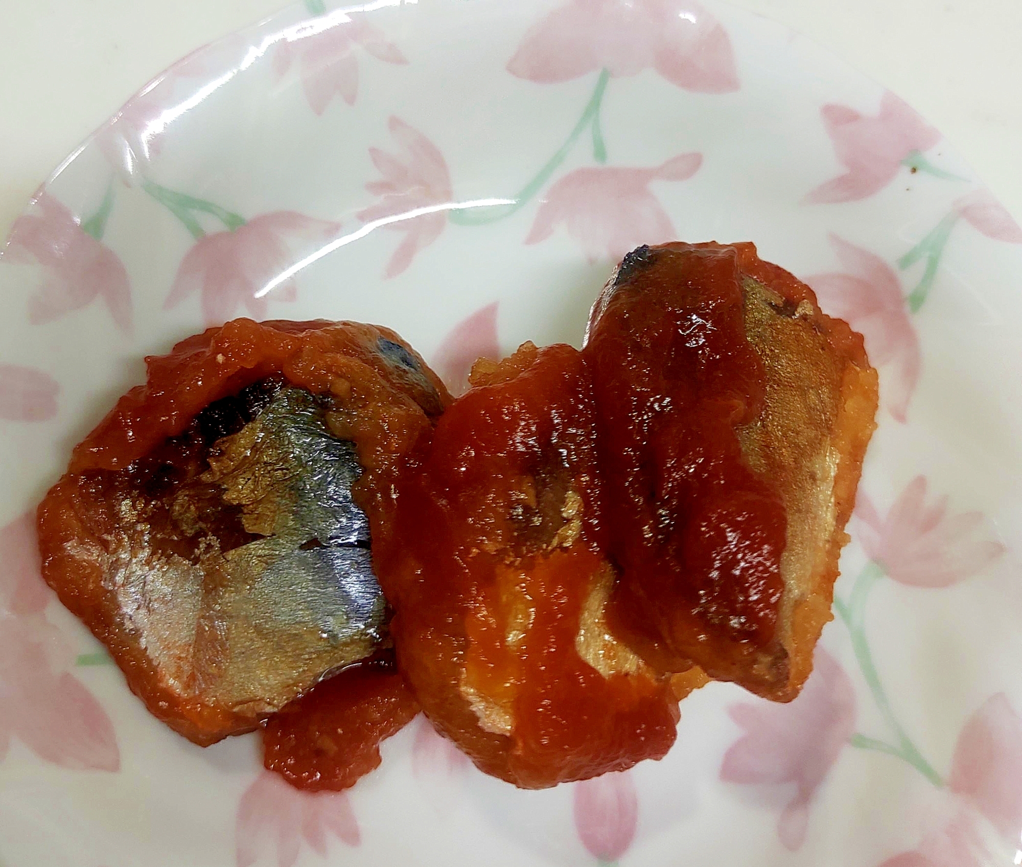 サバのケチャップ味