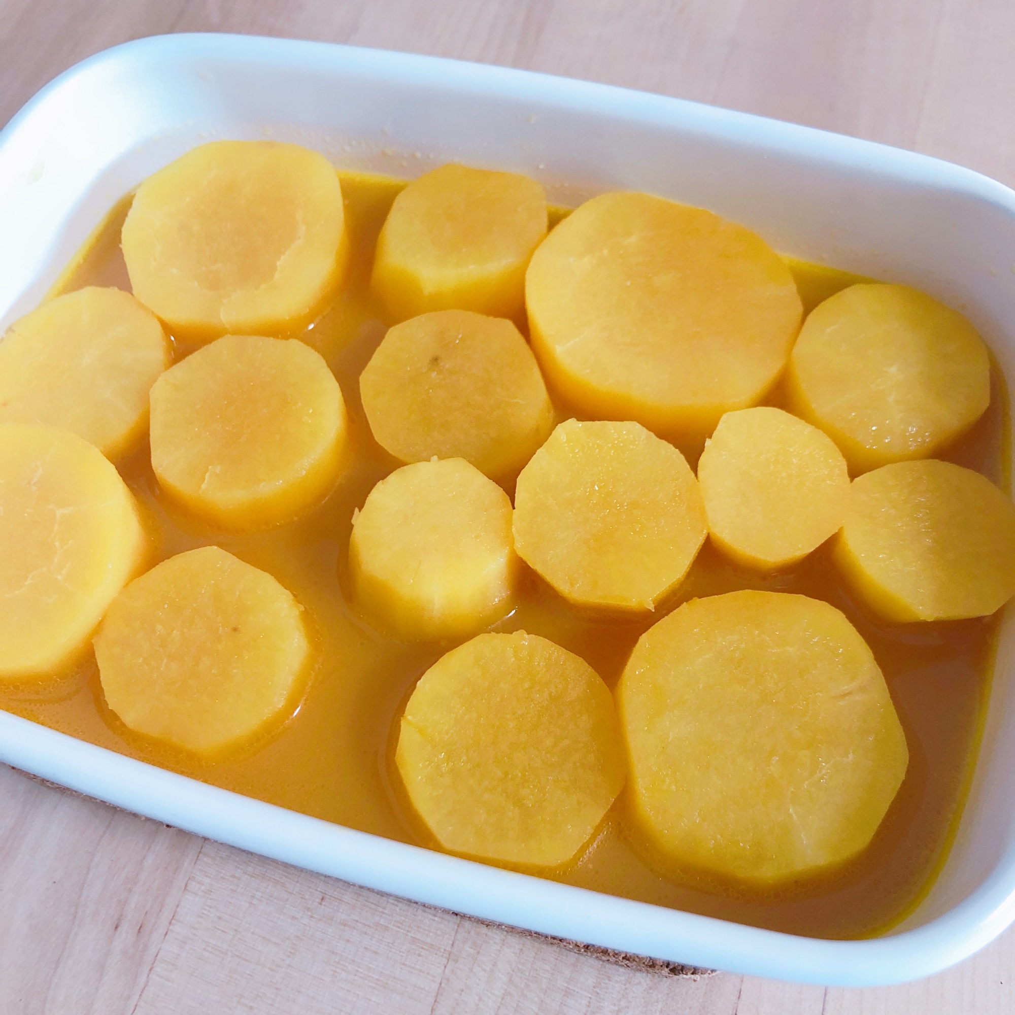 簡単!サツマイモのオレンジ煮