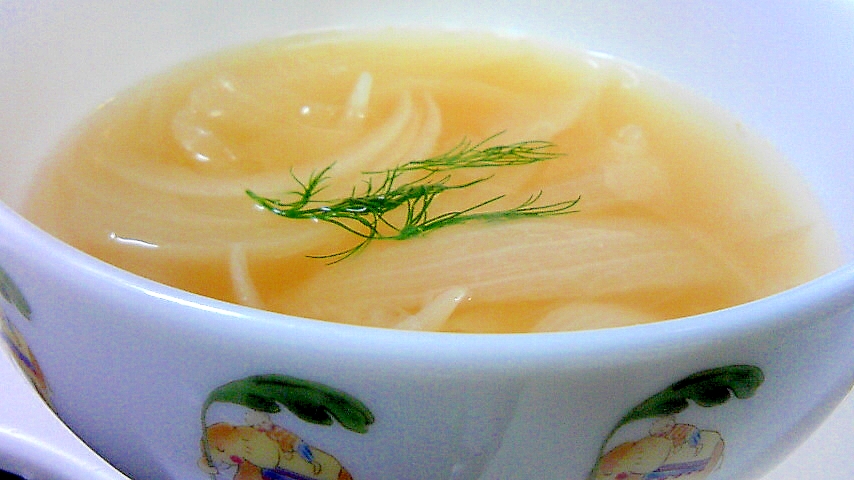 新玉葱のスープ