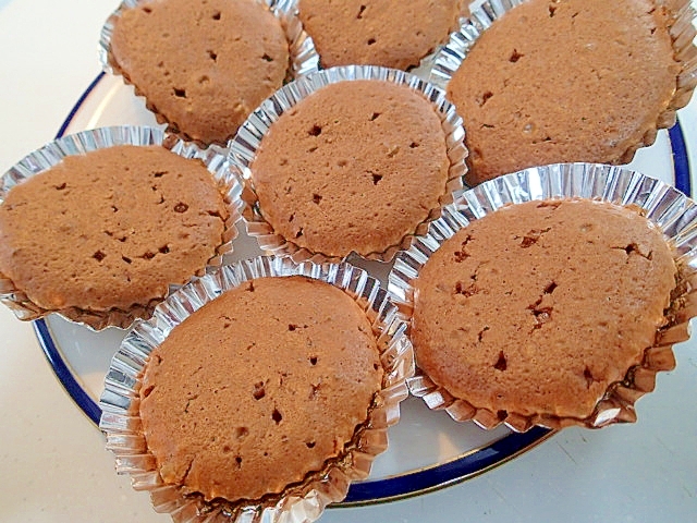 HMで 蜂蜜とザラメのココアカップケーキ♪