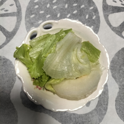 りんご♪緑の野菜サラダ