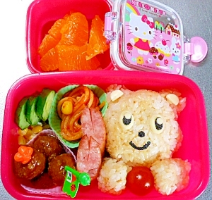 ♪くまちゃん弁当♪