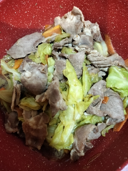 豚肉とたっぷり野菜のオイスターソース炒め