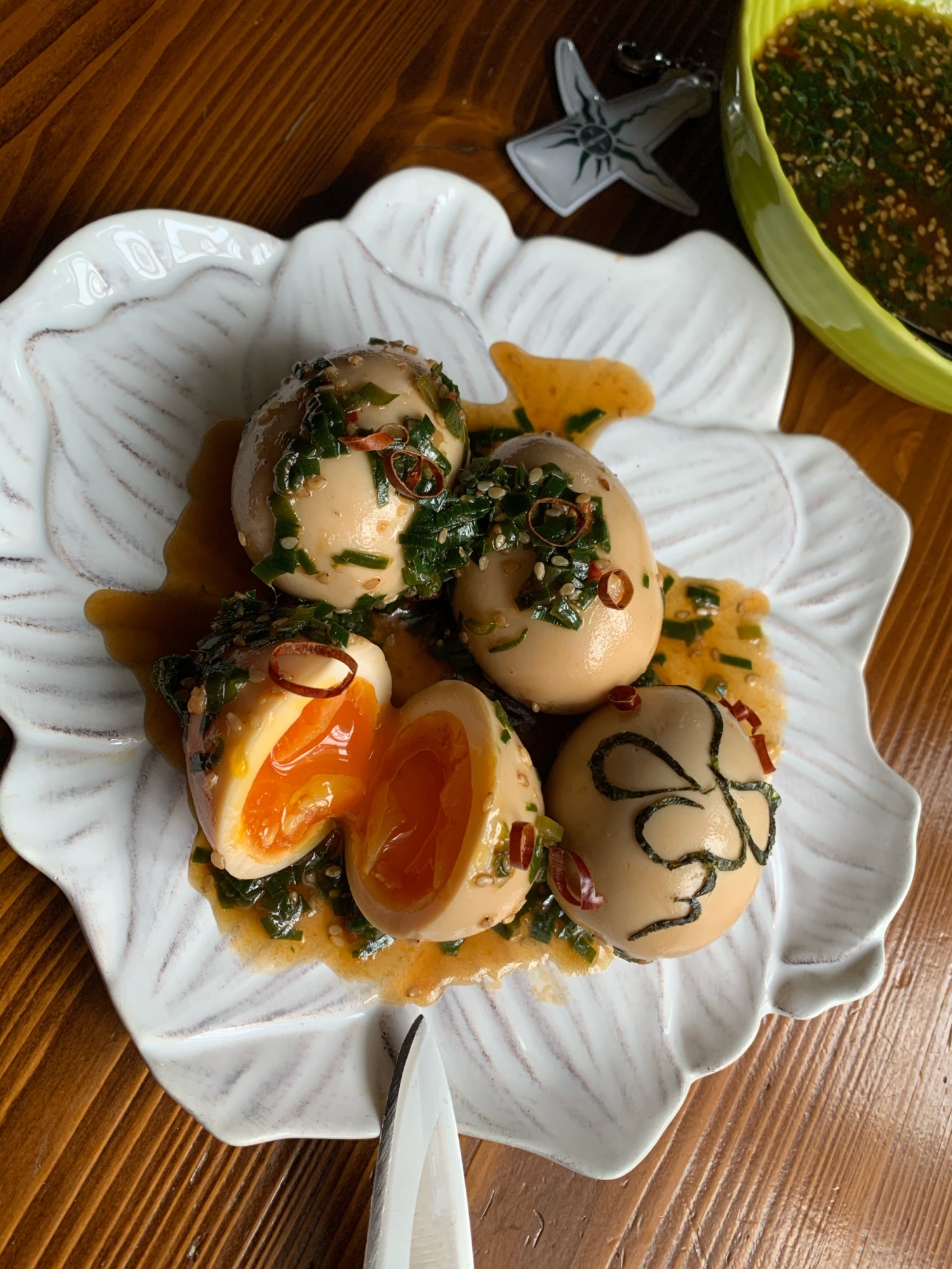 あつくっく　ピリ辛ニラだれ味玉