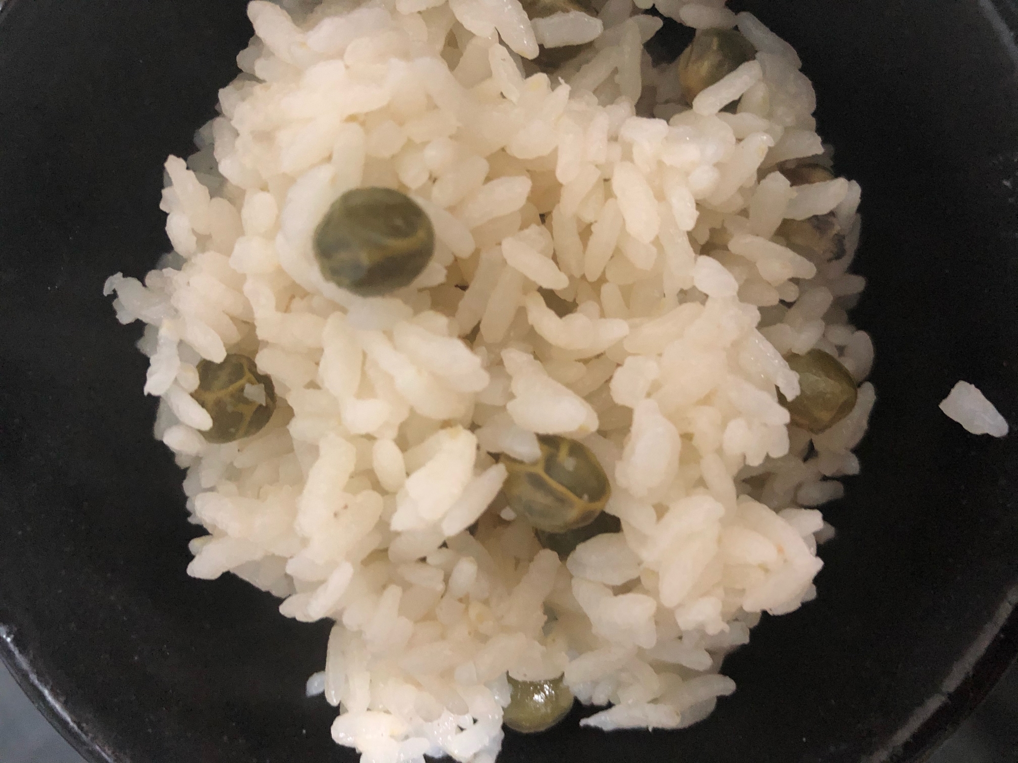 簡単えんどう豆ごはん