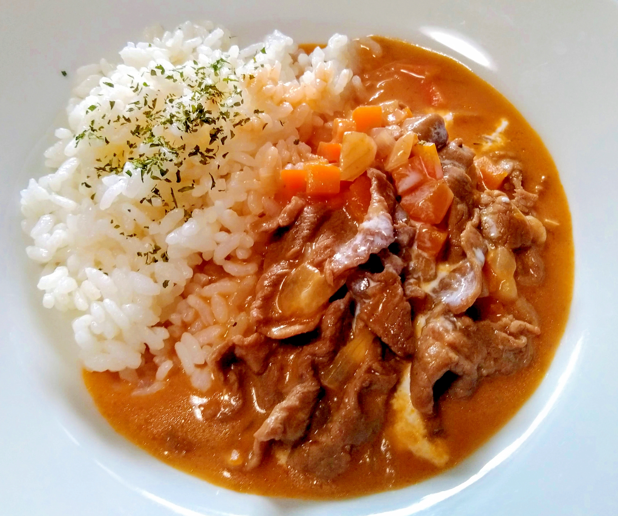 ビーフストロガノフ風丼の作り方！