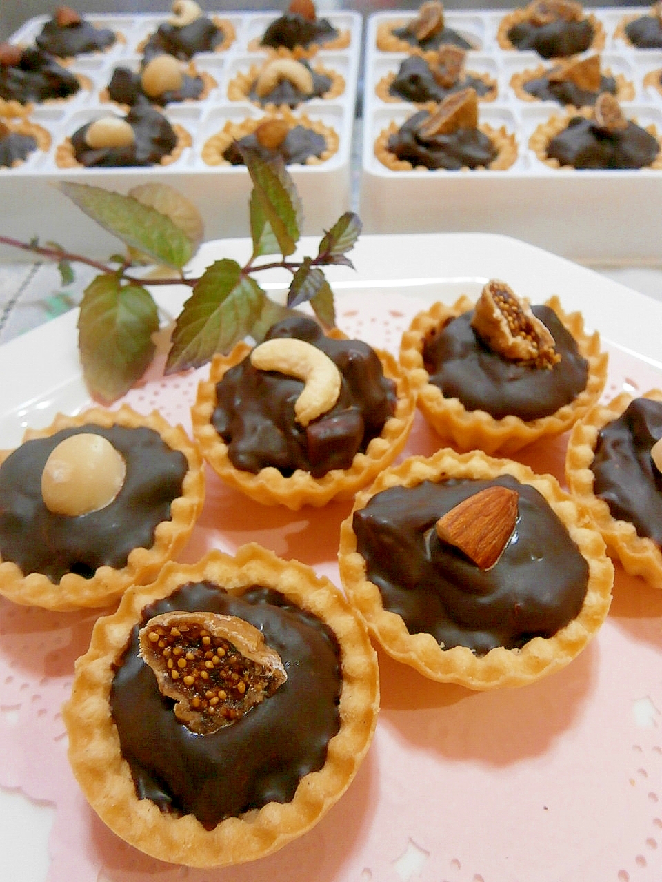 ブランデー香る 無花果とナッツの生チョコタルト レシピ 作り方 By はちわれ413 楽天レシピ ブランデー香る 無花果とナッツの生チョコタルト レシピ 作り方 By はちわれ413 楽天レシピ