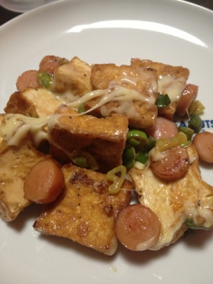 糖質制限 厚揚げとウインナーのチーズ焼き レシピ 作り方 By クイーン22 楽天レシピ 糖質制限 厚揚げとウインナーのチーズ焼き レシピ 作り方 By クイーン22 楽天レシピ