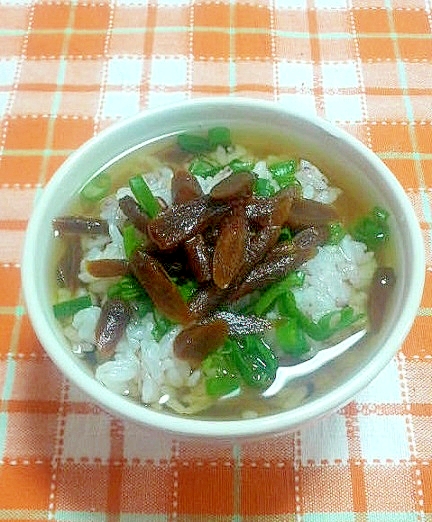 山ごぼう味噌漬けのお茶漬け