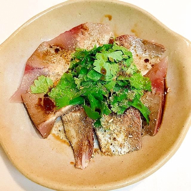 イナダの炙り エゴマオイル和え レシピ 作り方 By だだちゃまめごはん 楽天レシピ イナダの炙り エゴマオイル和え レシピ 作り方 By だだちゃまめごはん 楽天レシピ