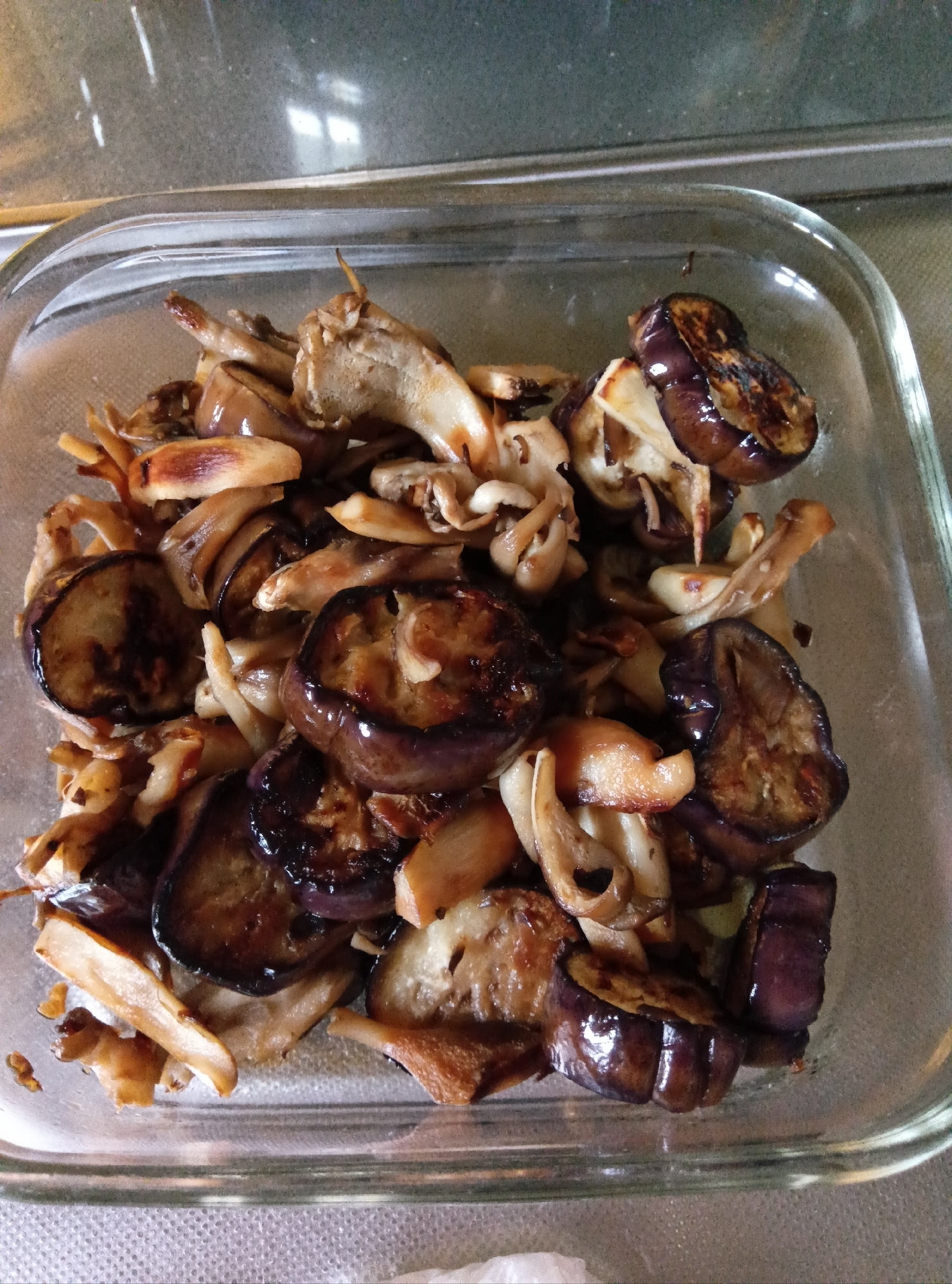 きのことなすの ソテー