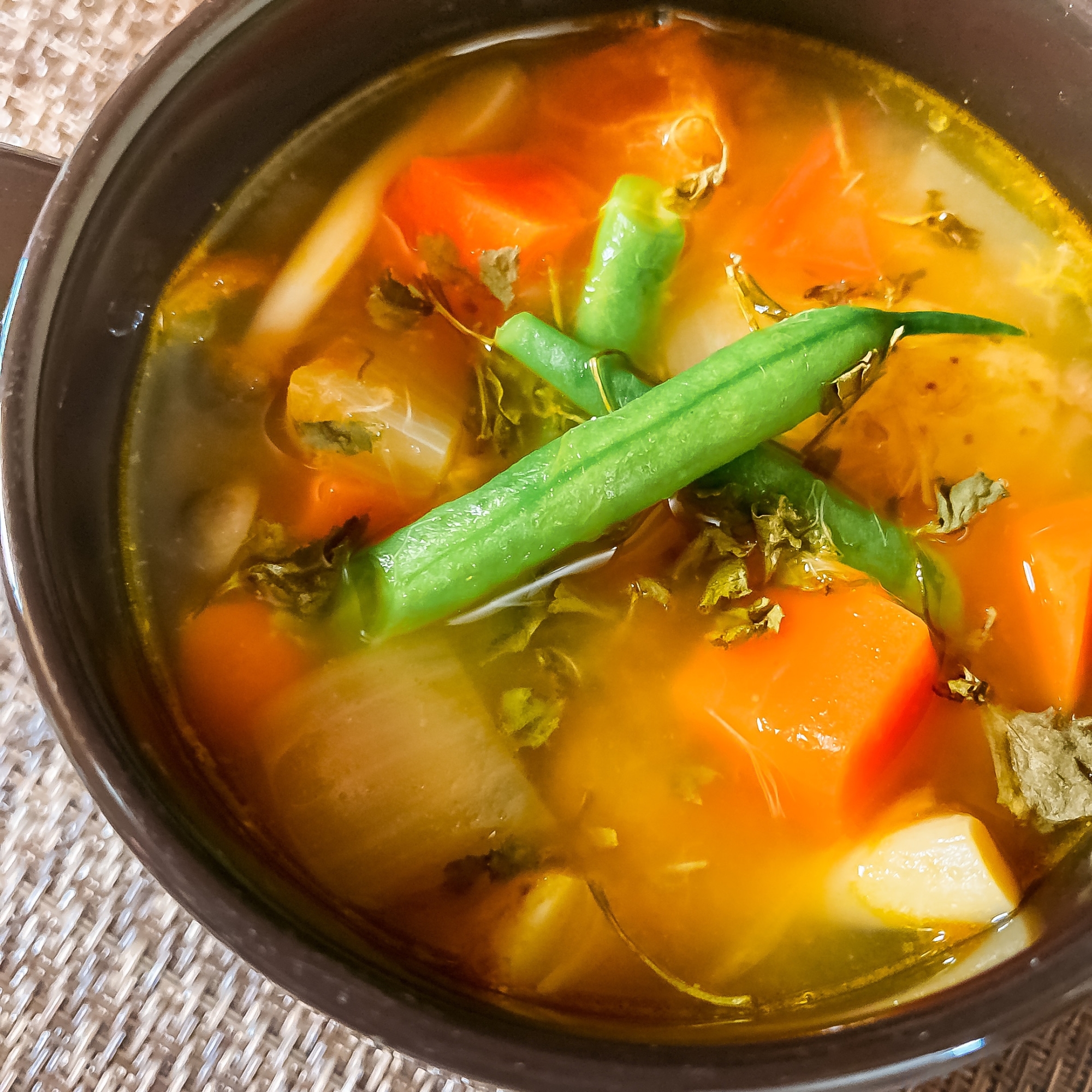 スパイス活用♪フェンネル香るツナと野菜のスープ