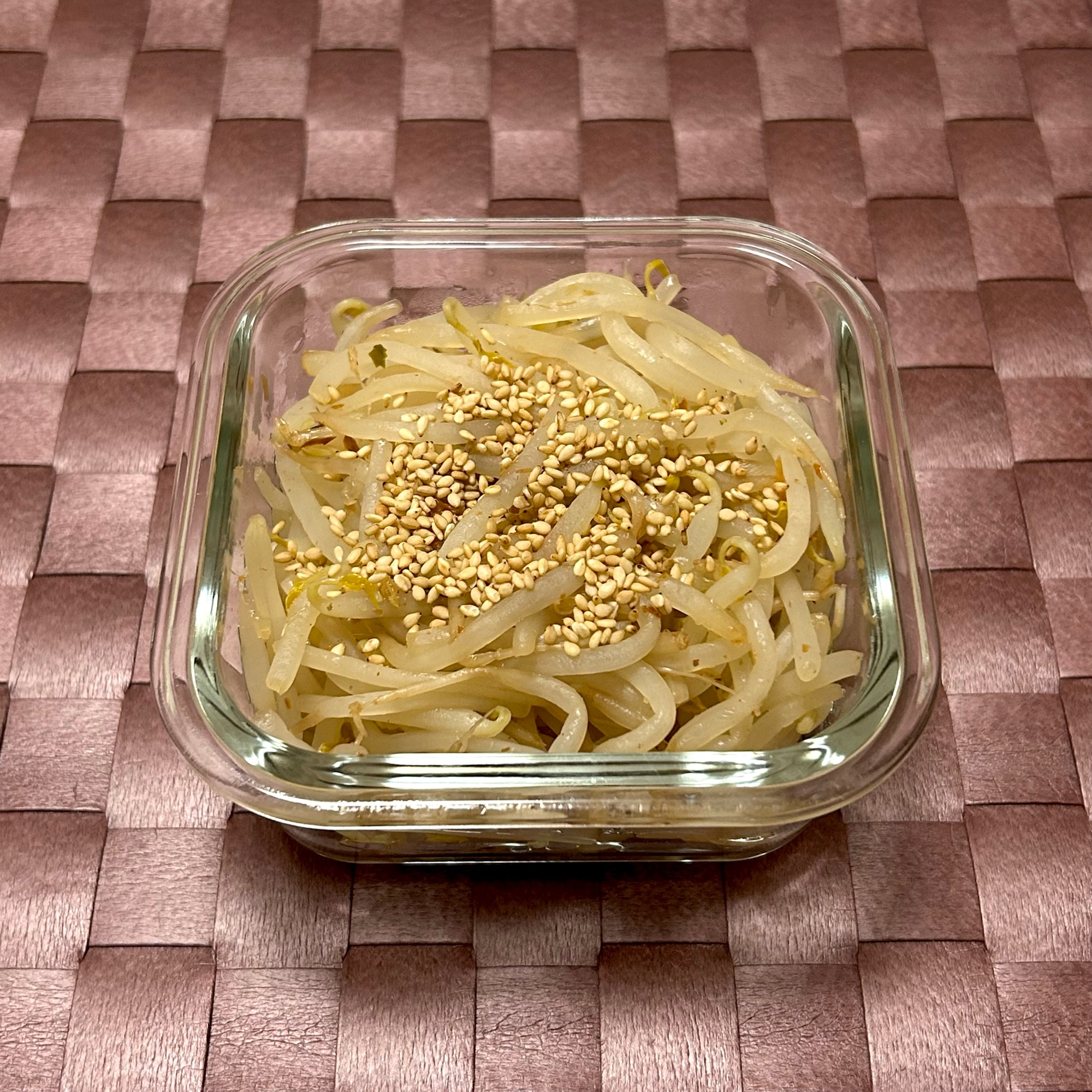 【電子レンジで】もやしのだしナムル