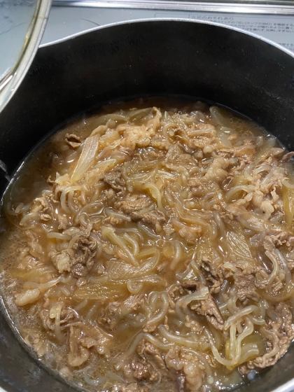 癖になる牛丼　牛肉丼