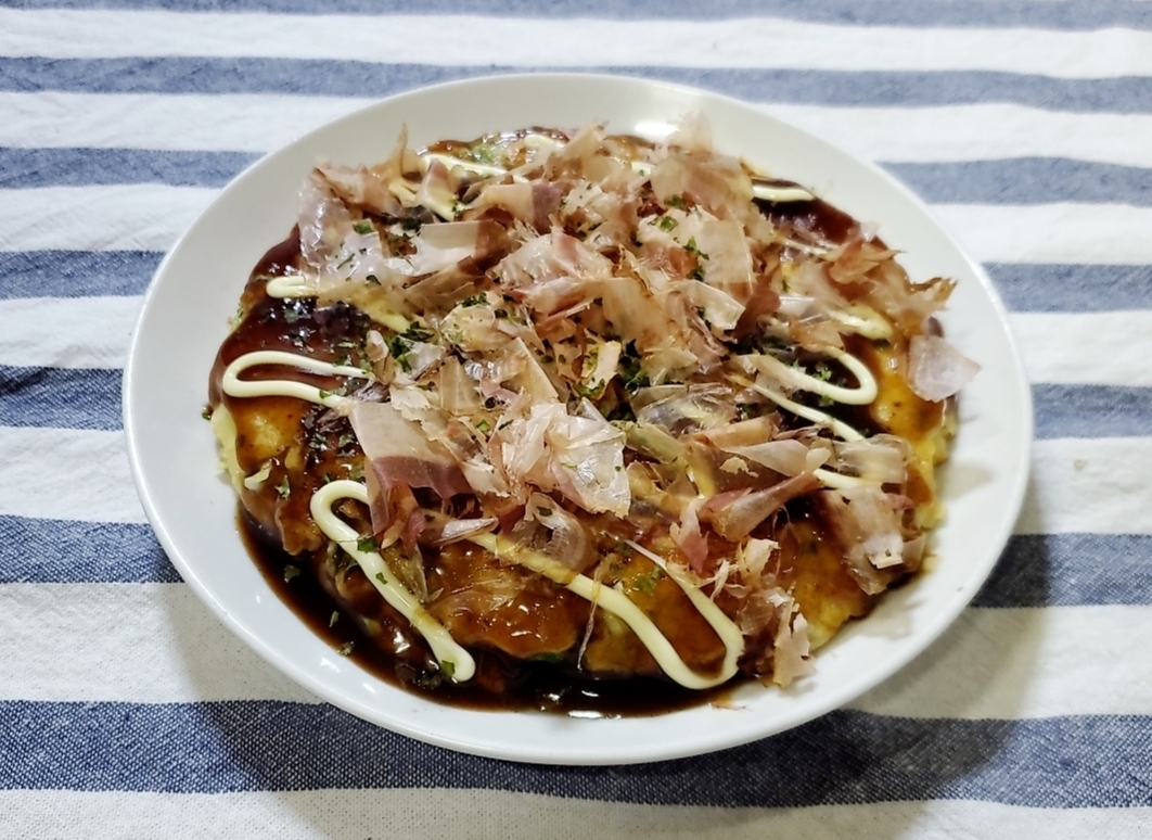 お好み焼き☆明太チーズ玉