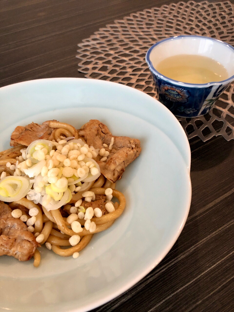 出汁かけ☆ソース焼きうどん